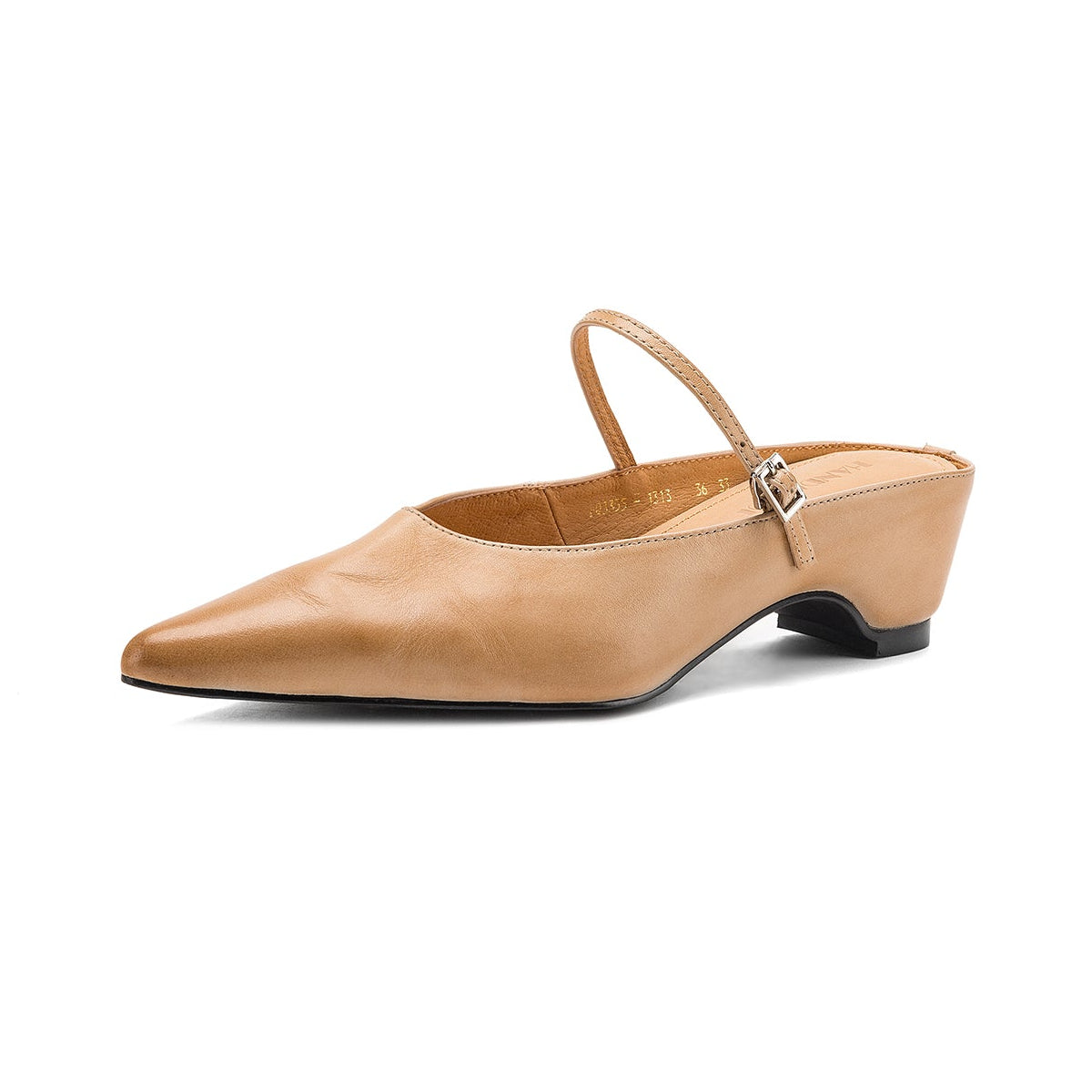 Ultra-Soft Washed Leather Heels - Elegant Pointed-Toe Summer Pumps Premium Dress Shoes
