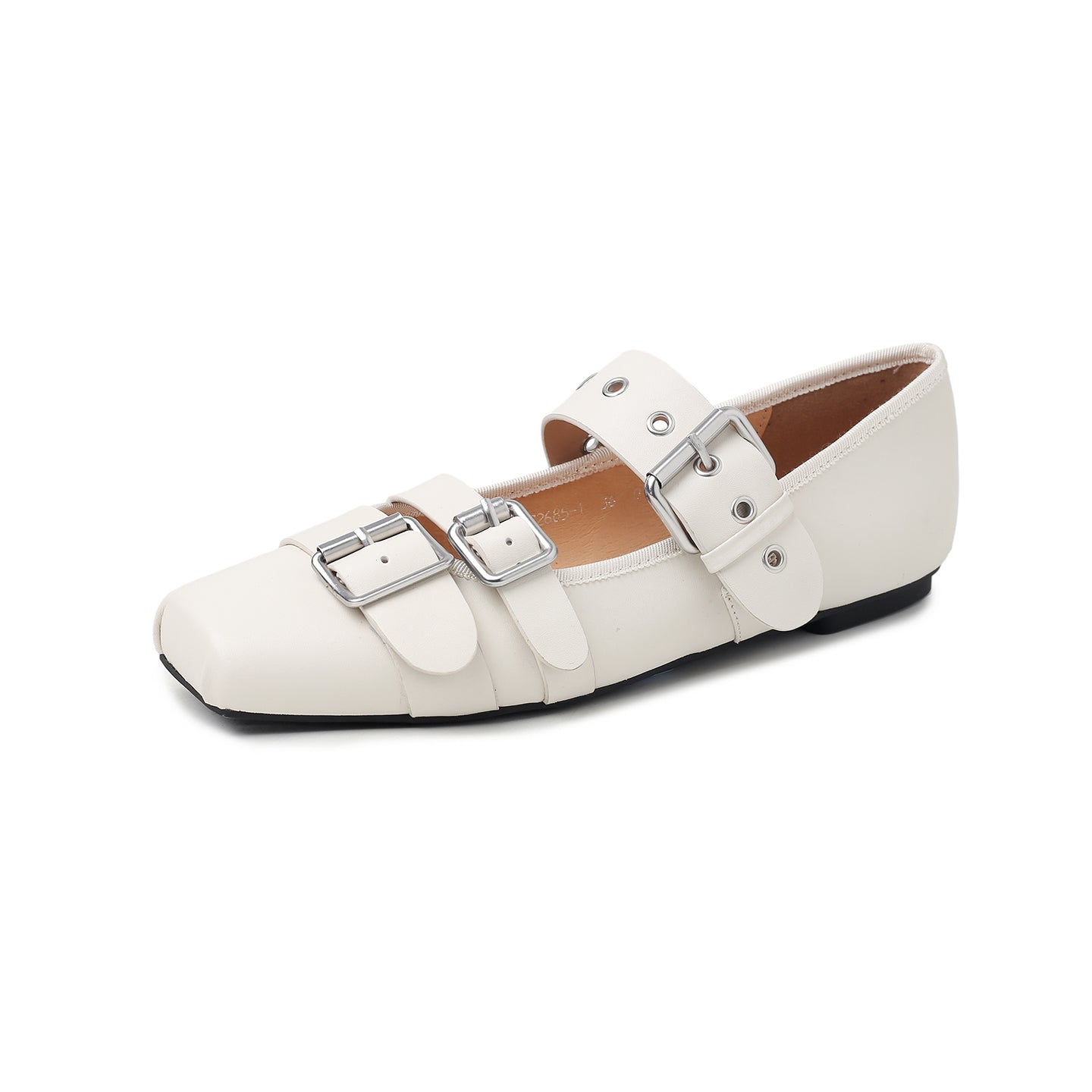 Women’s Leather Mary Jane Flats – Artistic Hippie Style Leather Shoes