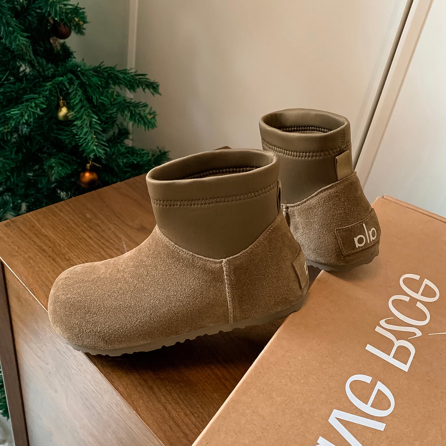 Women’s Cow Suede Ankle Boots – Casual Flat Comfortable Style