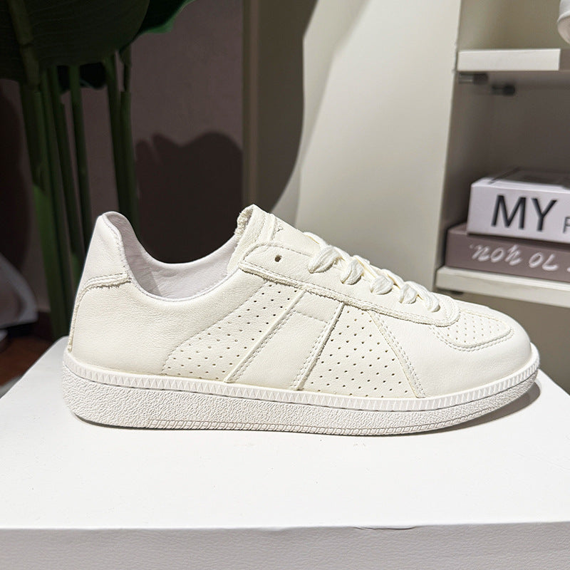 Women's First-Layer Cowhide GAT Sneakers Breathable Luxury Flats Trainers