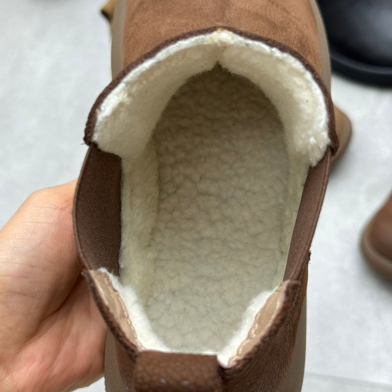 Genuine Leather Vintage Soft Leather Chelsea Style Women's Ankle Boots