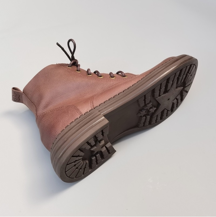 Wide-toe Box Handmade Genuine Leather Ankle Boots Casual Comfortable Women's Shoes