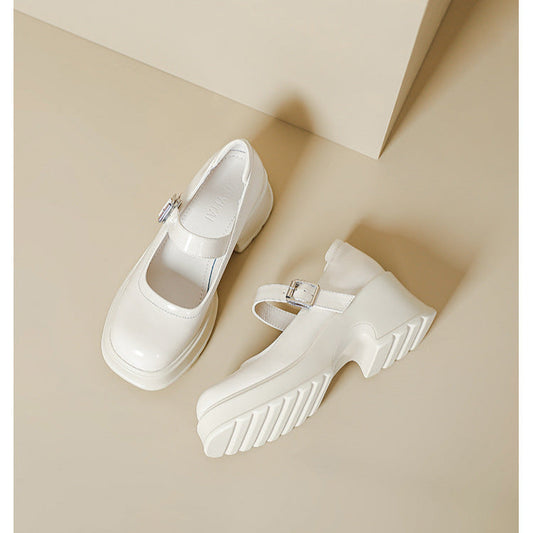 Women's Chunky Platform Mary Jane Pumps – Preppy High Heel Shoes