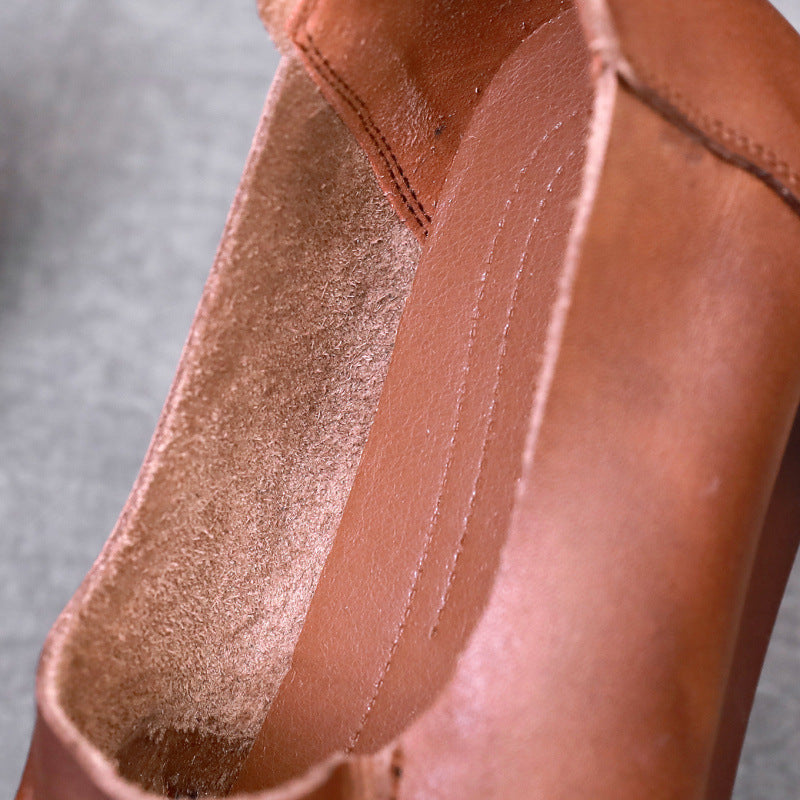 Women's Retro Slip-On Flats – Comfortable Everyday Shoes