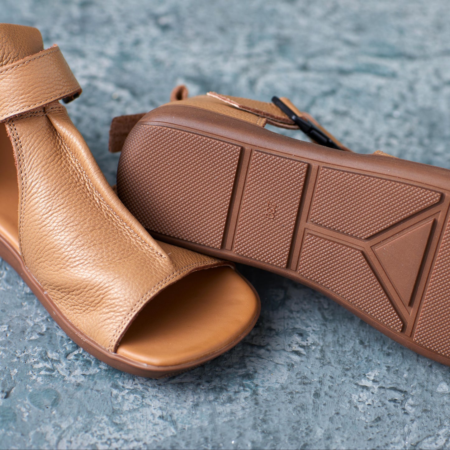 Women's Handmade Leather Open Toe Ankle Sandals