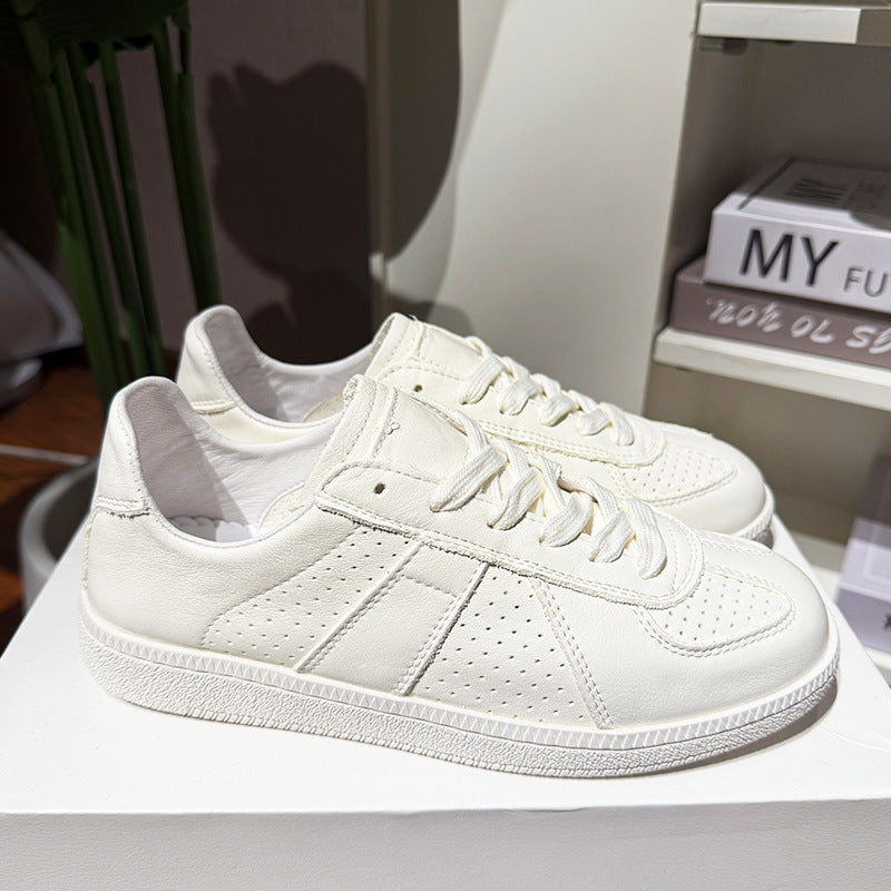 Women's First-Layer Cowhide GAT Sneakers Breathable Luxury Flats Trainers