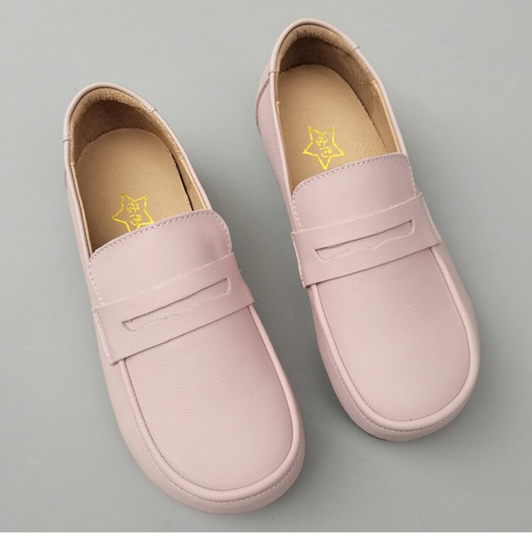Women's Casual & Comfortable Handmade Wide-Toe Box Slip-On Loafers