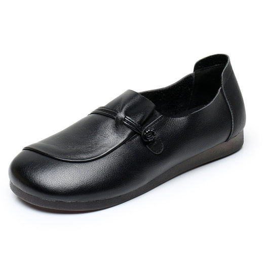 Women's Retro Slip-On Flats – Comfortable Everyday Shoes