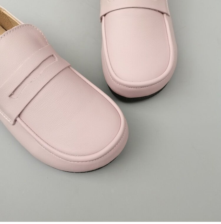Women's Casual & Comfortable Handmade Wide-Toe Box Slip-On Loafers
