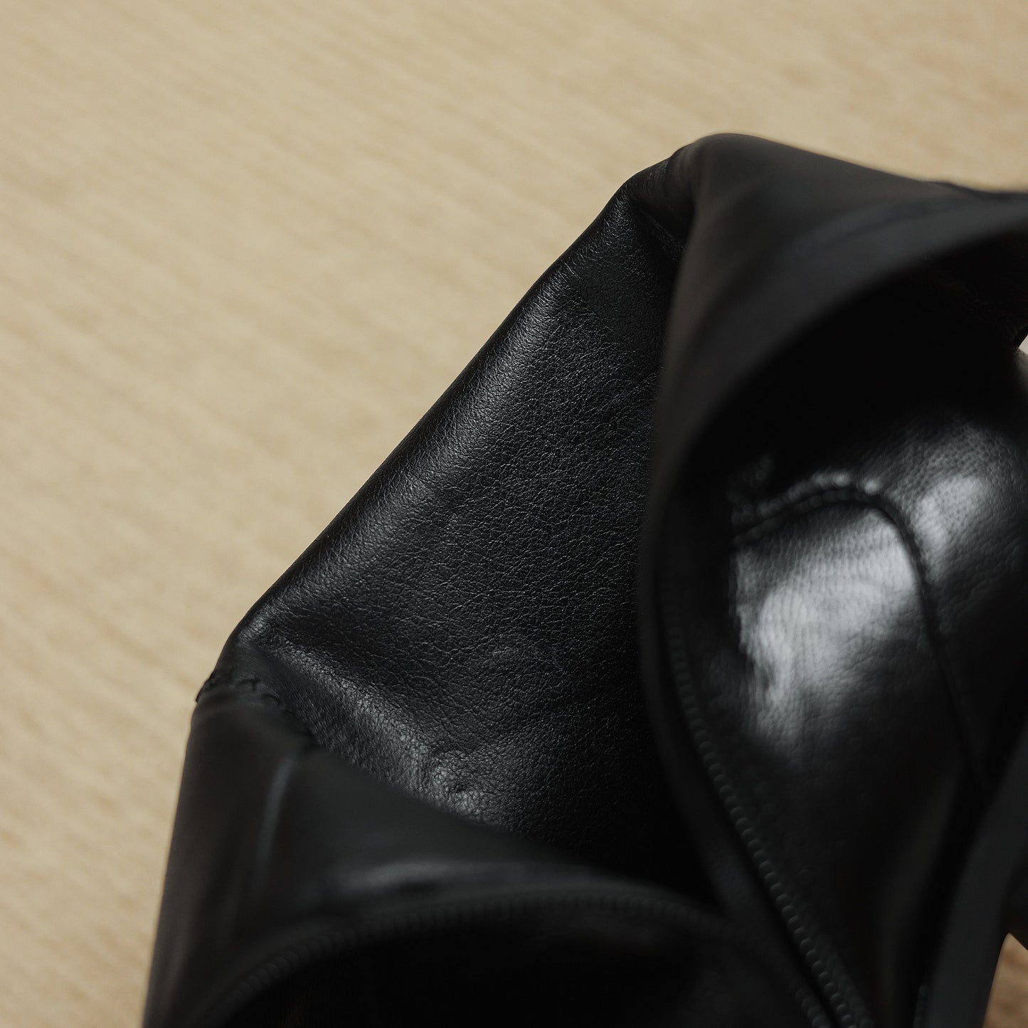 Women's Retro Cowhide Ankle Boots Square Toe Buckle Strap Chunky High Heel Zipper Booties