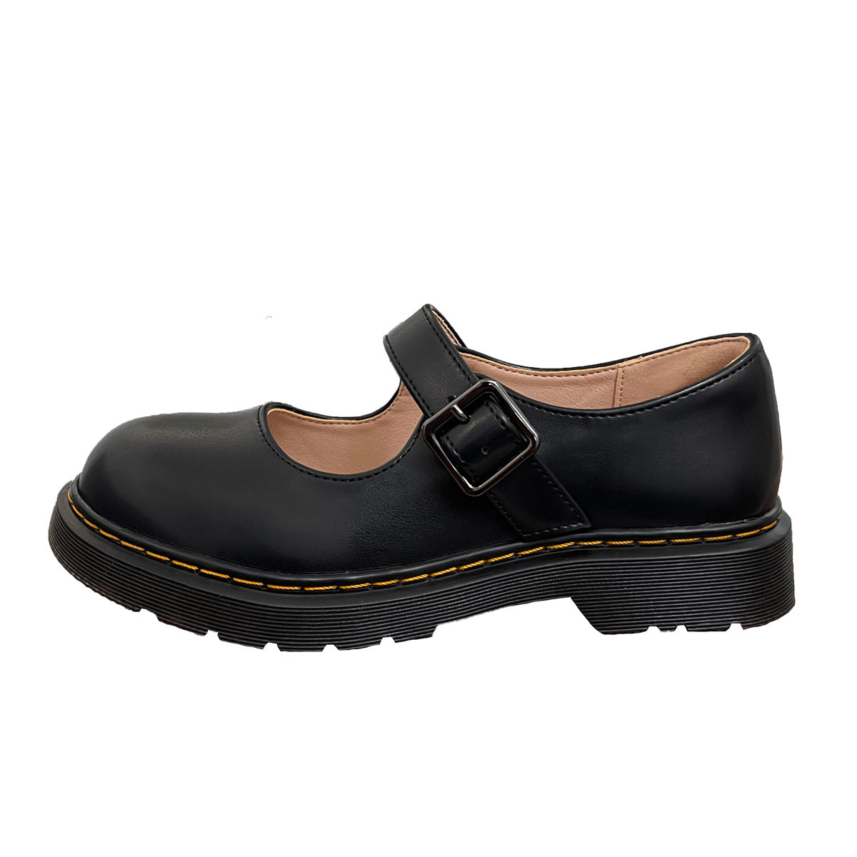 Women's Old-fashioned Retro Mary Jane Leather Flat Shoes