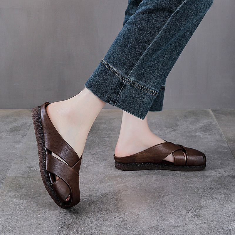 Women's Fisherman Slides Sandals Summer Casual Mules