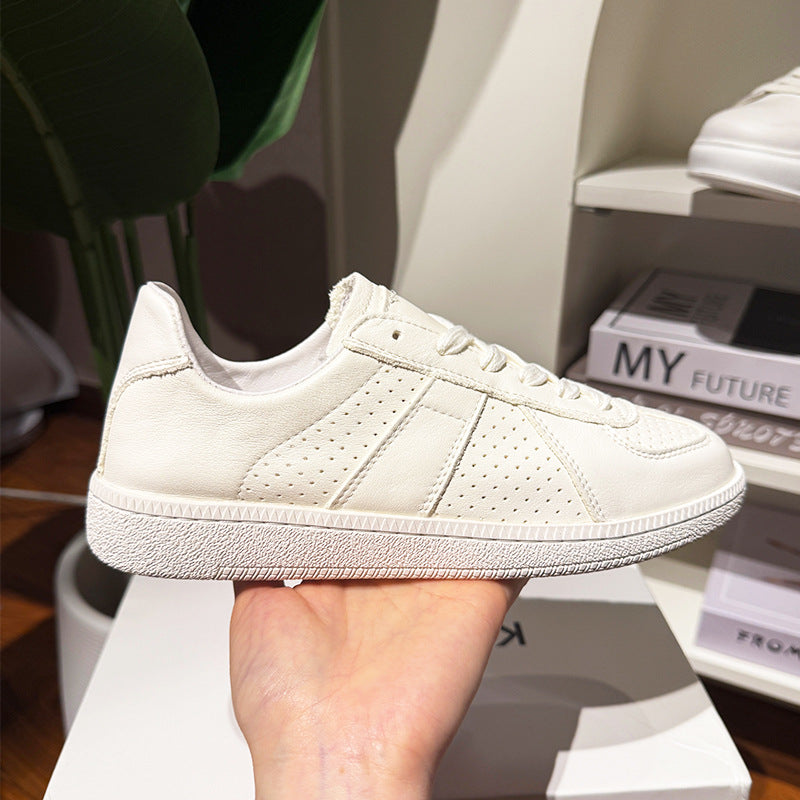 Women's First-Layer Cowhide GAT Sneakers Breathable Luxury Flats Trainers
