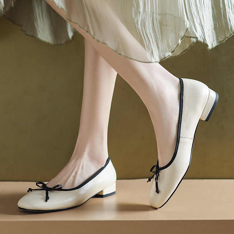Women's Classic Elegant Bow Ballet Flats