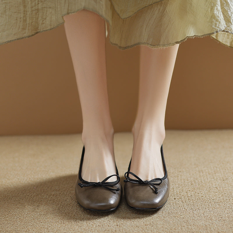Women's Classic Elegant Bow Ballet Flats