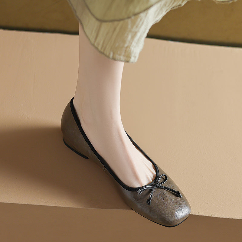 Women's Classic Elegant Bow Ballet Flats