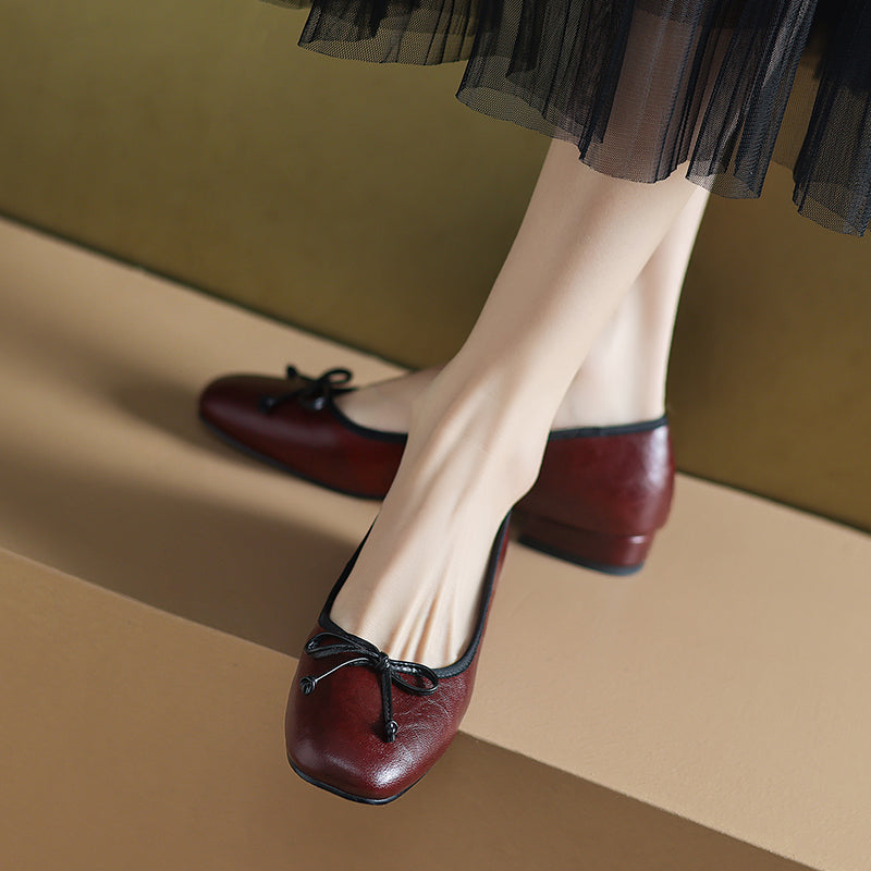 Women's Classic Elegant Bow Ballet Flats