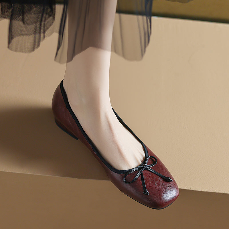 Women's Classic Elegant Bow Ballet Flats