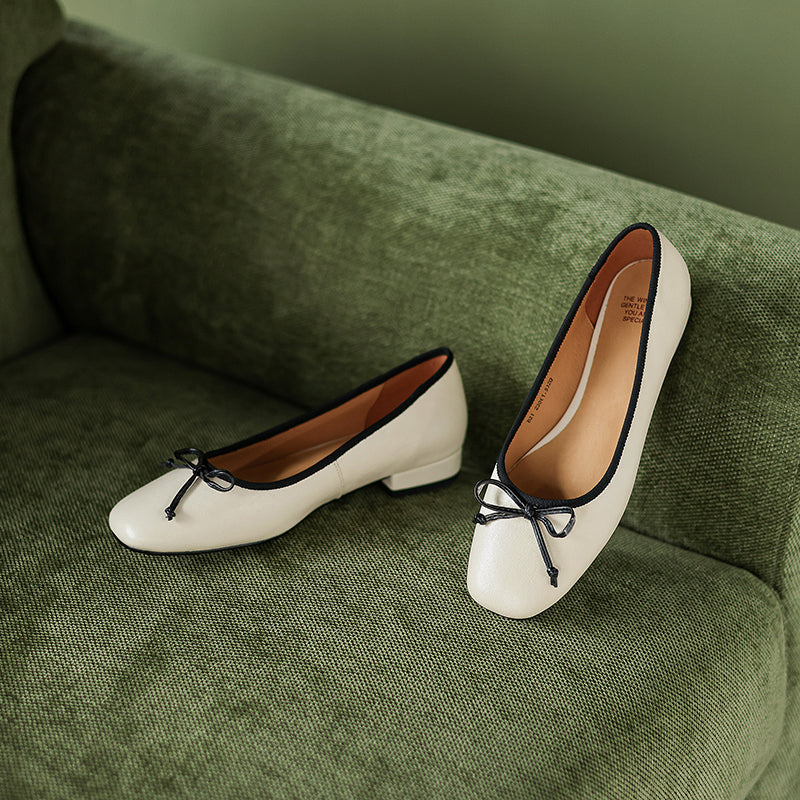 Women's Classic Elegant Bow Ballet Flats
