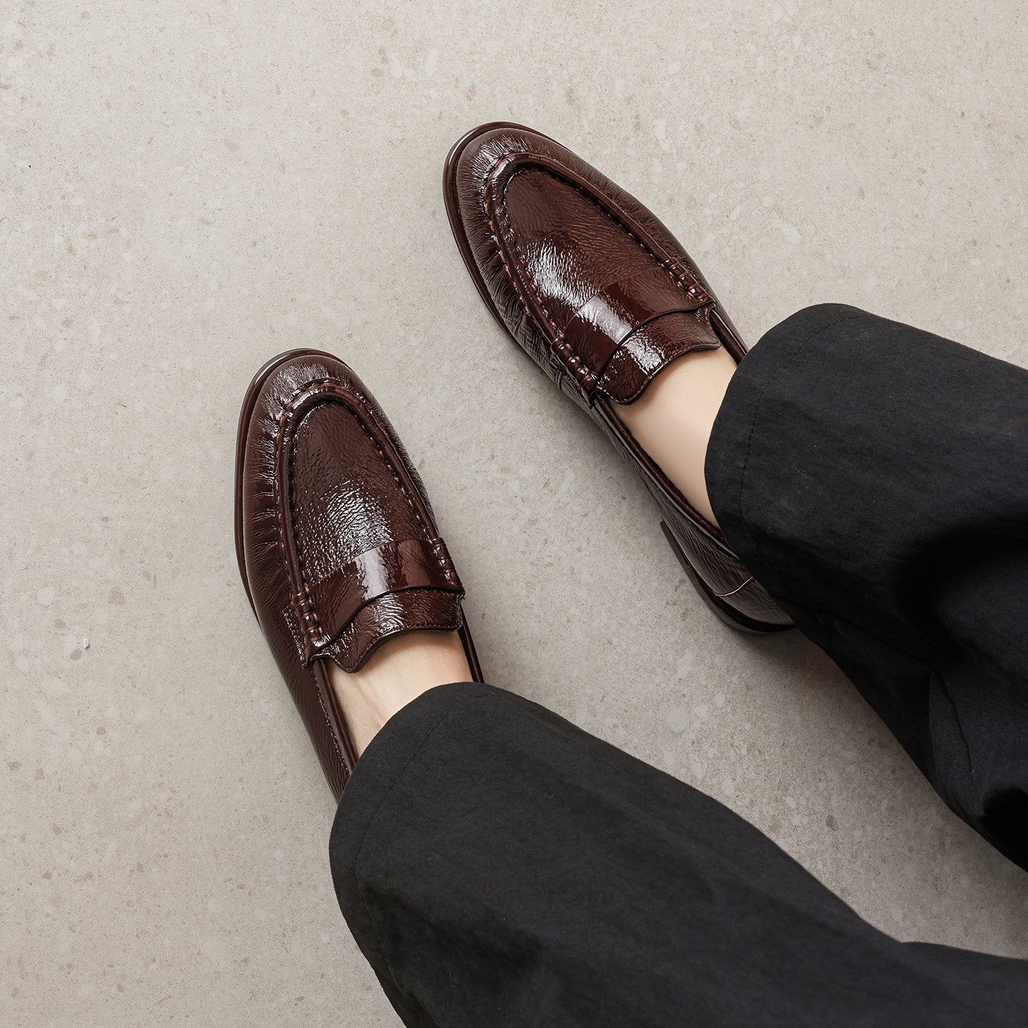 Women’s Sheepskin Driving Loafers – Casual Business Comfortable Shoes