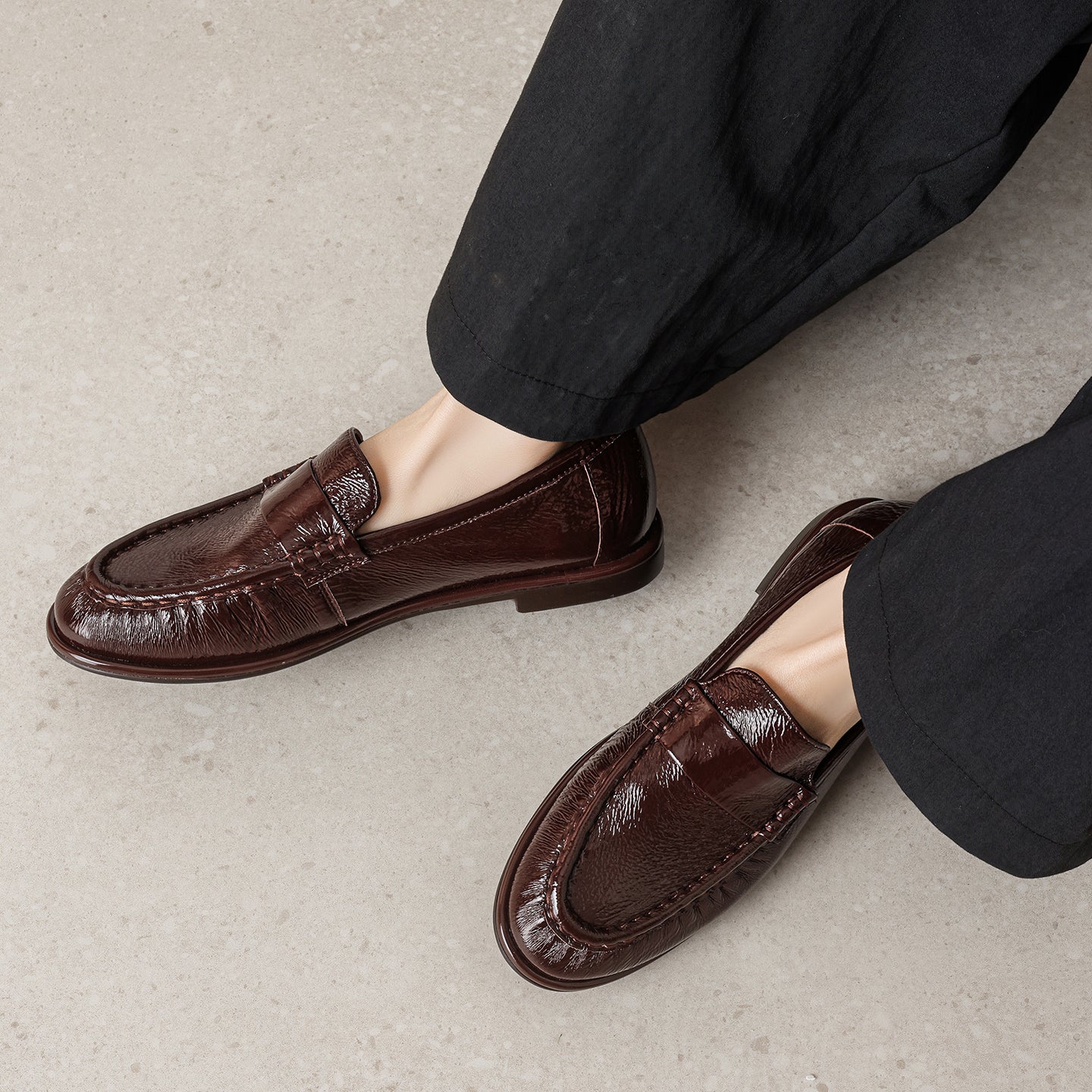 Women’s Sheepskin Driving Loafers – Casual Business Comfortable Shoes