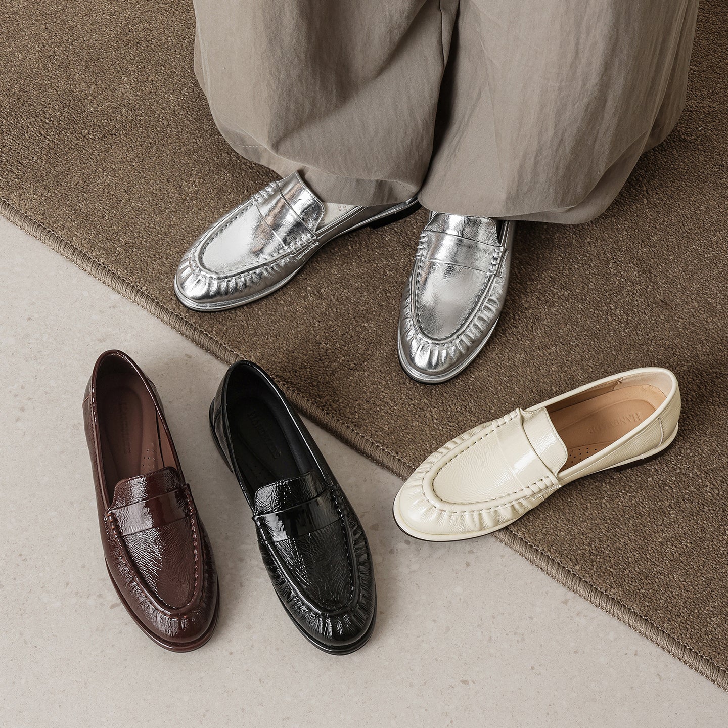 Women’s Sheepskin Driving Loafers – Casual Business Comfortable Shoes