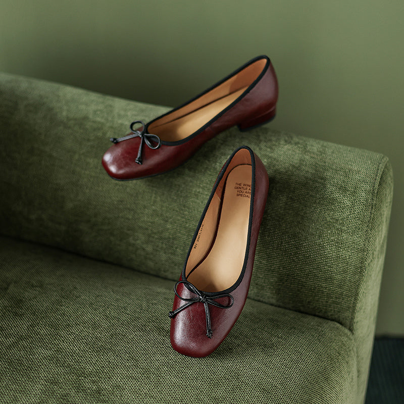 Women's Classic Elegant Bow Ballet Flats
