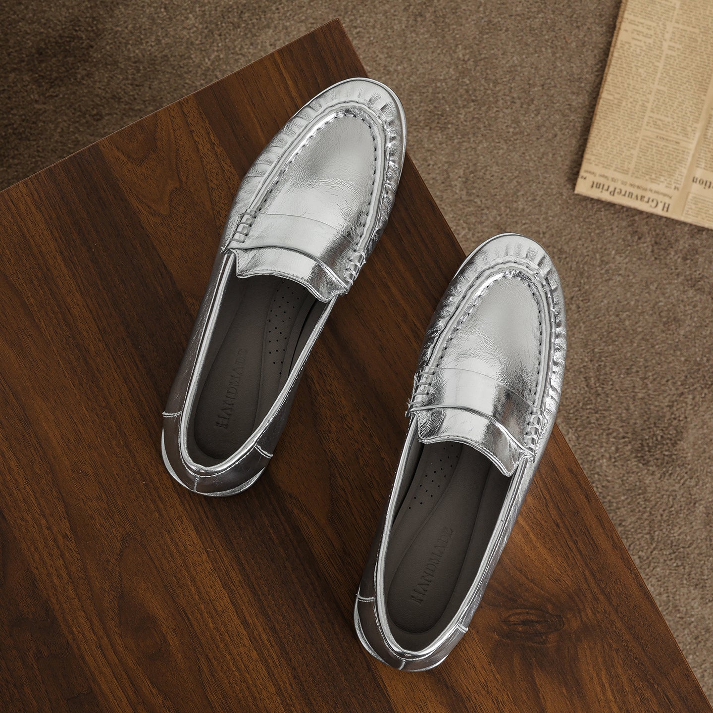 Women’s Sheepskin Driving Loafers – Casual Business Comfortable Shoes