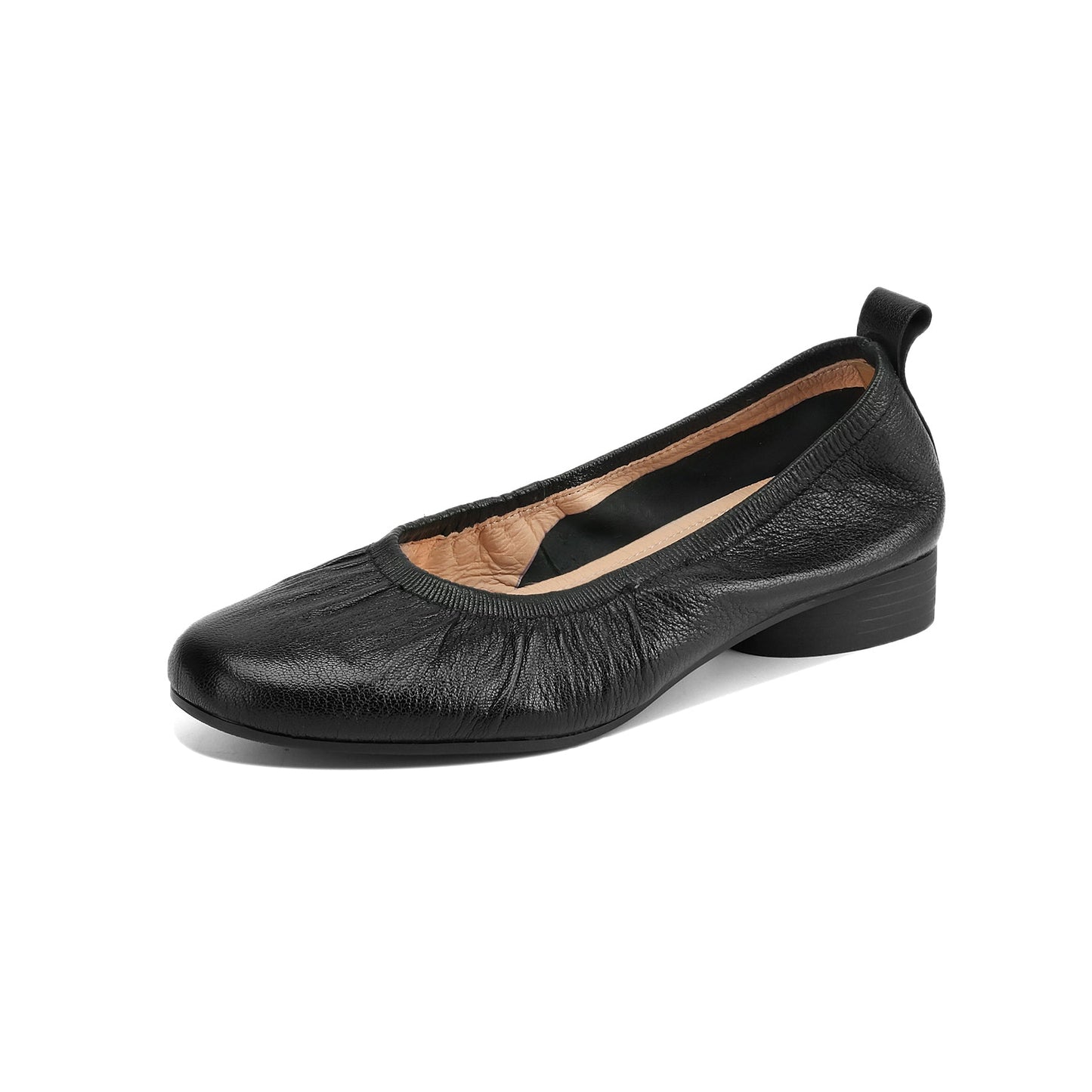 Elegant Soft Leather Ballet Shoes - Flexible Elasticized Flats Sheepskin Upper Classic Footwear