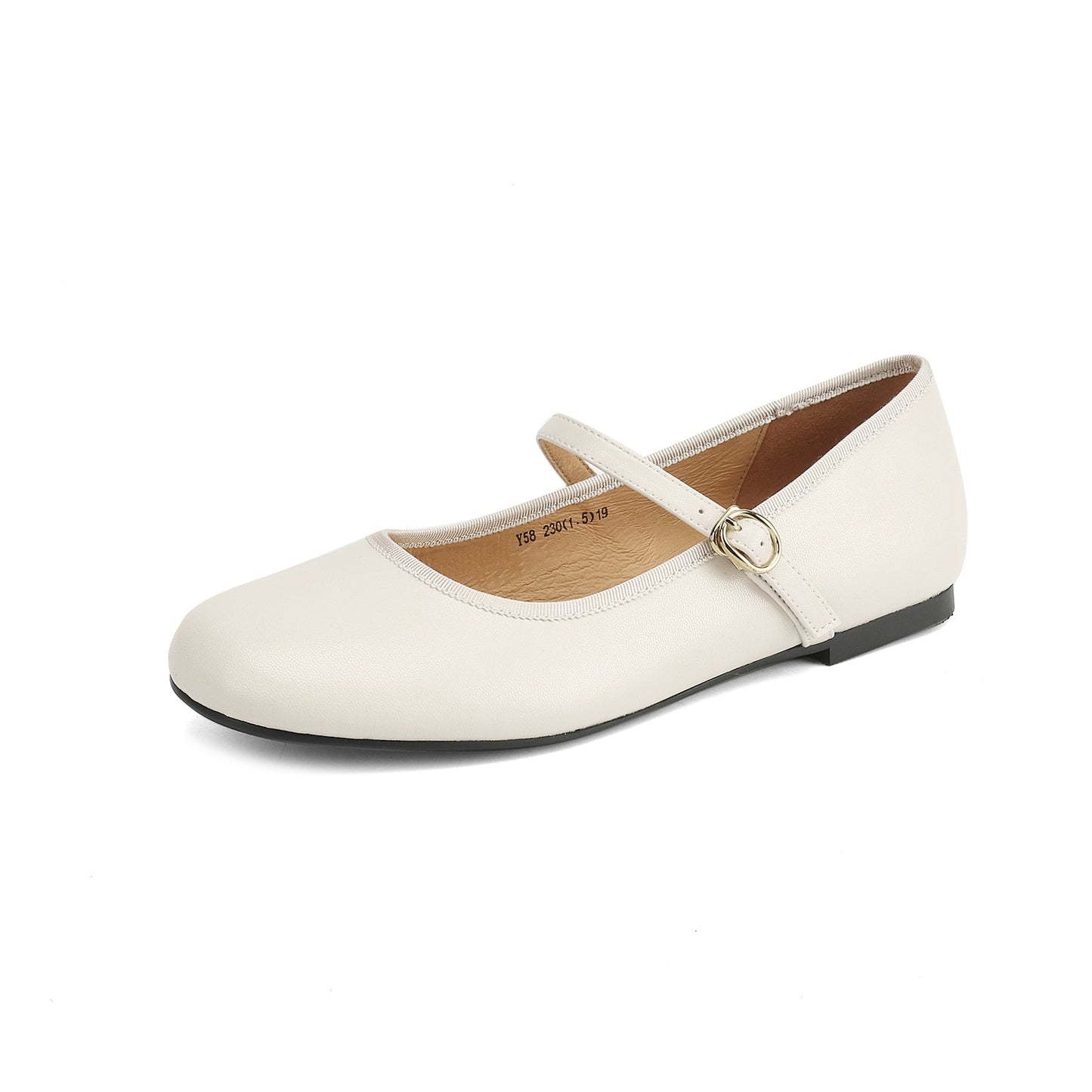 Women's Patent Mary Janes Elegant Round-Toe Summer Flat Heel