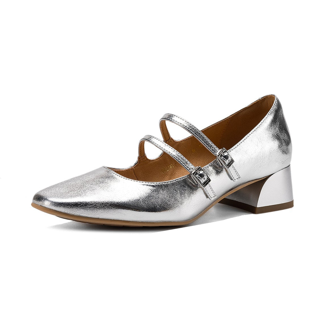 Modern Patent Leather Professional Mary Janes - Stable Mid-Heel Dress Shoes - Elegant All-Day Comfort Pumps