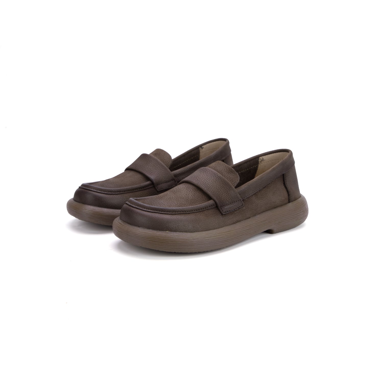 Women's Handmade Leather Vintage Loafers