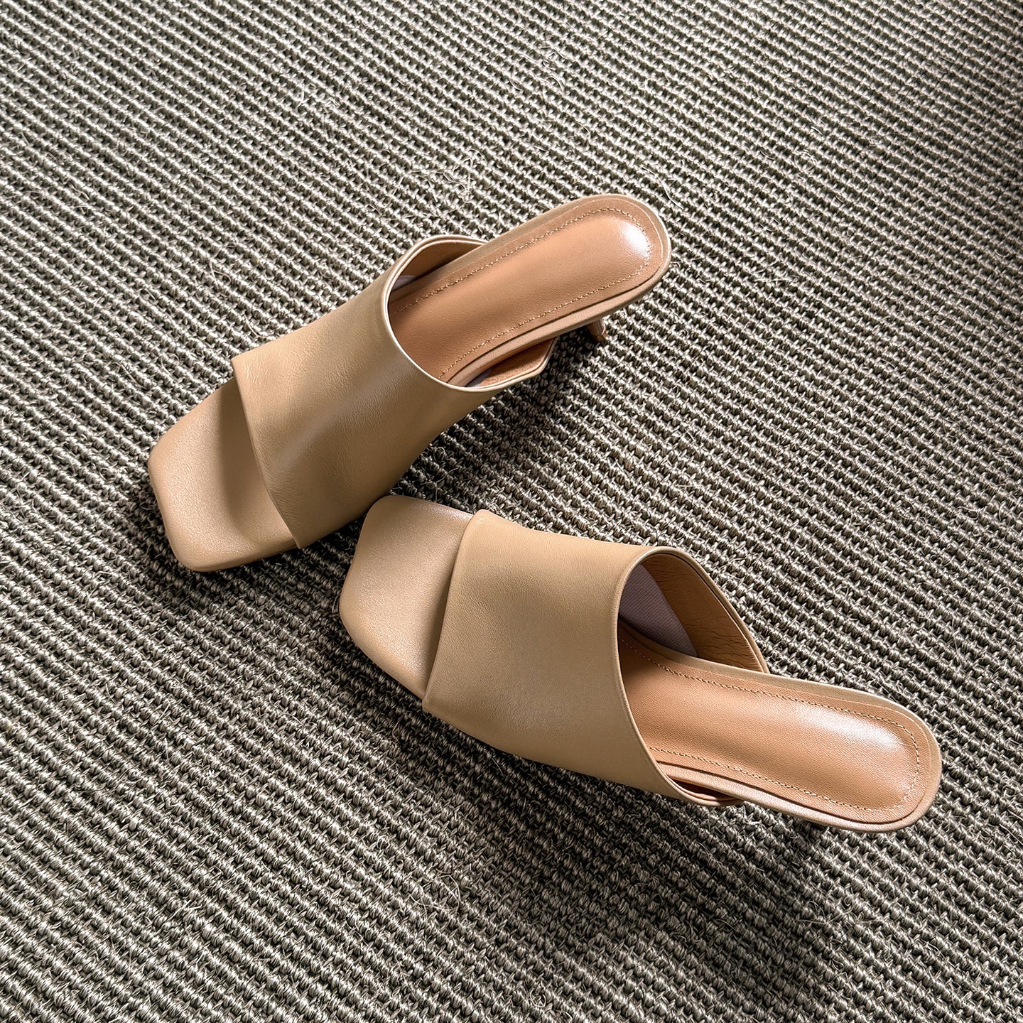 Women's Sheepskin Mules Luxury Ultra-Soft Sheepskin Slides Premium Summer Professional Footwear