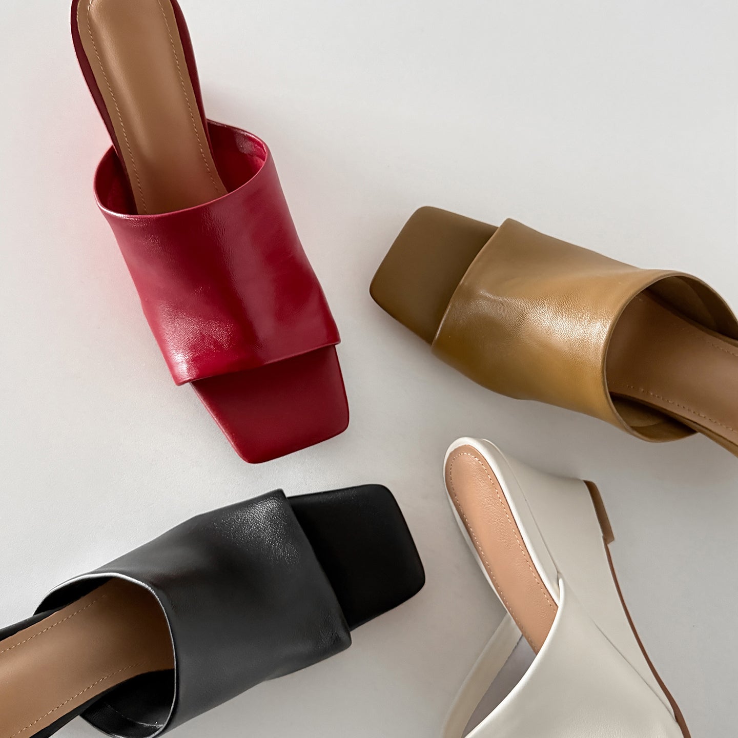 Minimalist Soft Sheepskin Wedge Sandals - Summer Slides - High-End Comfort Footwear