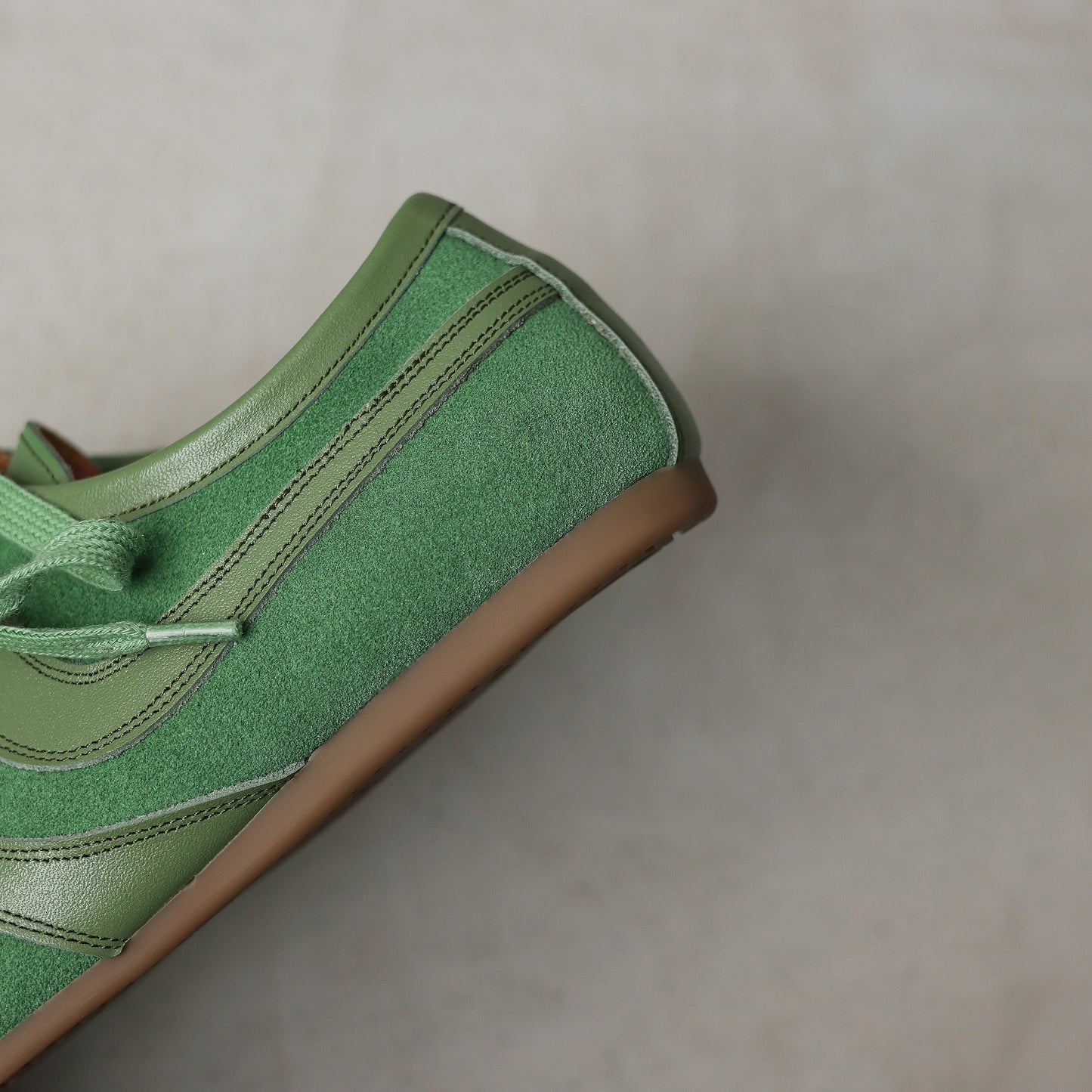 Women's Flat Cow Suede Lace-Up Soft Comfortable German Army Trainers