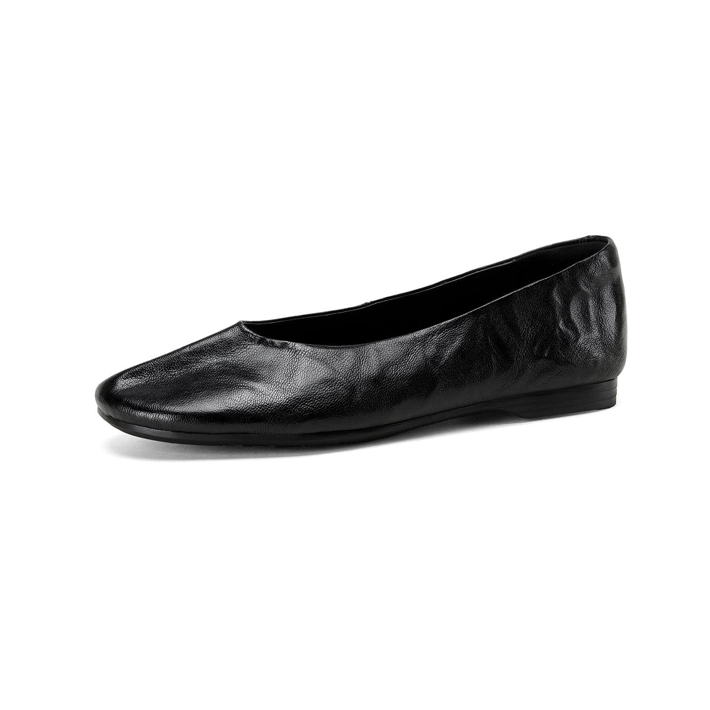 Women's Handmade Soft Sheepskin Ballet Flats Round Toe Slip-on Flat Shoes
